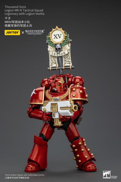 Legion MK IV Tactical Squad Legionary with Legion Vexilla Thousand Sons Joy Toy