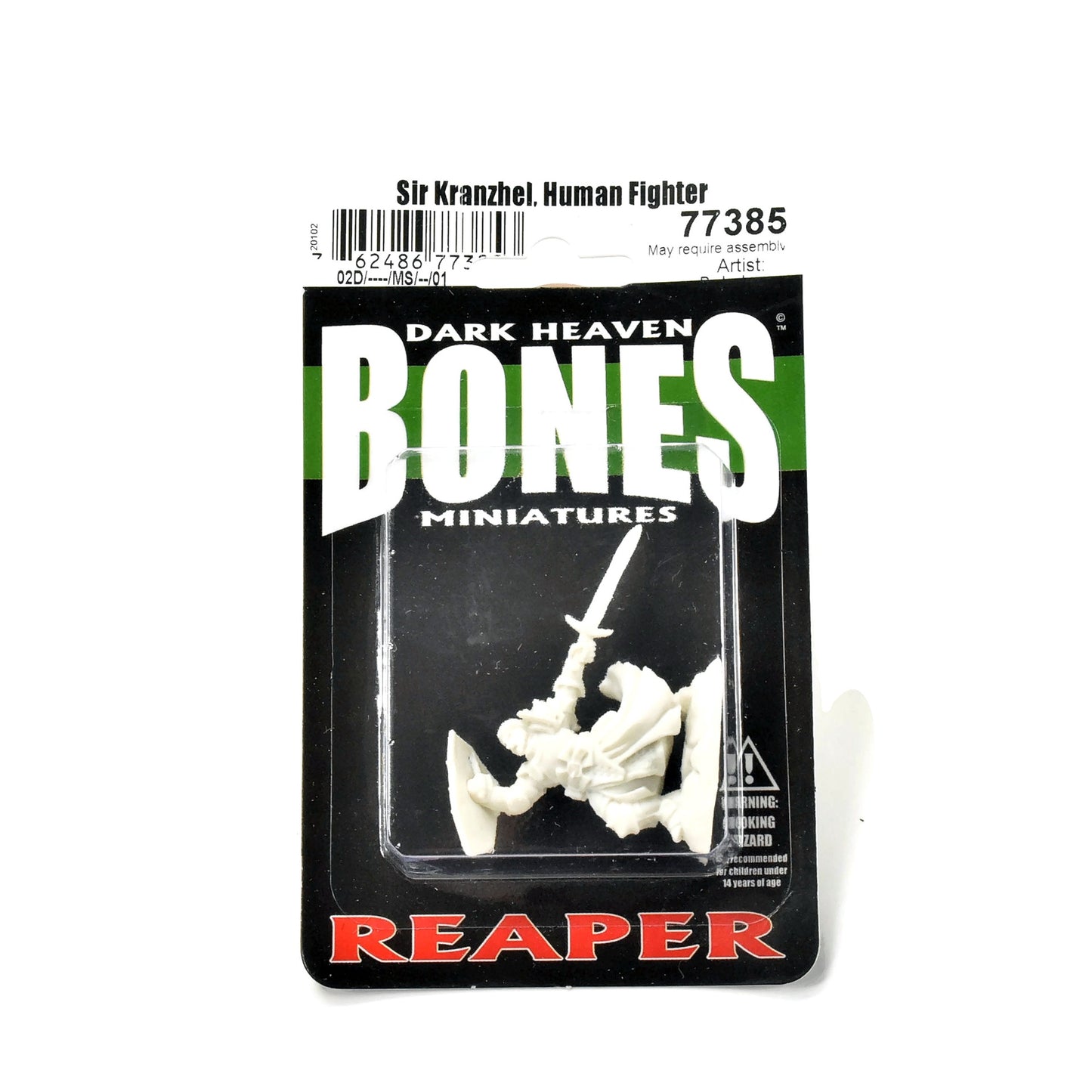 REAPER Miniatures Sir Kranzhel, Human fighter