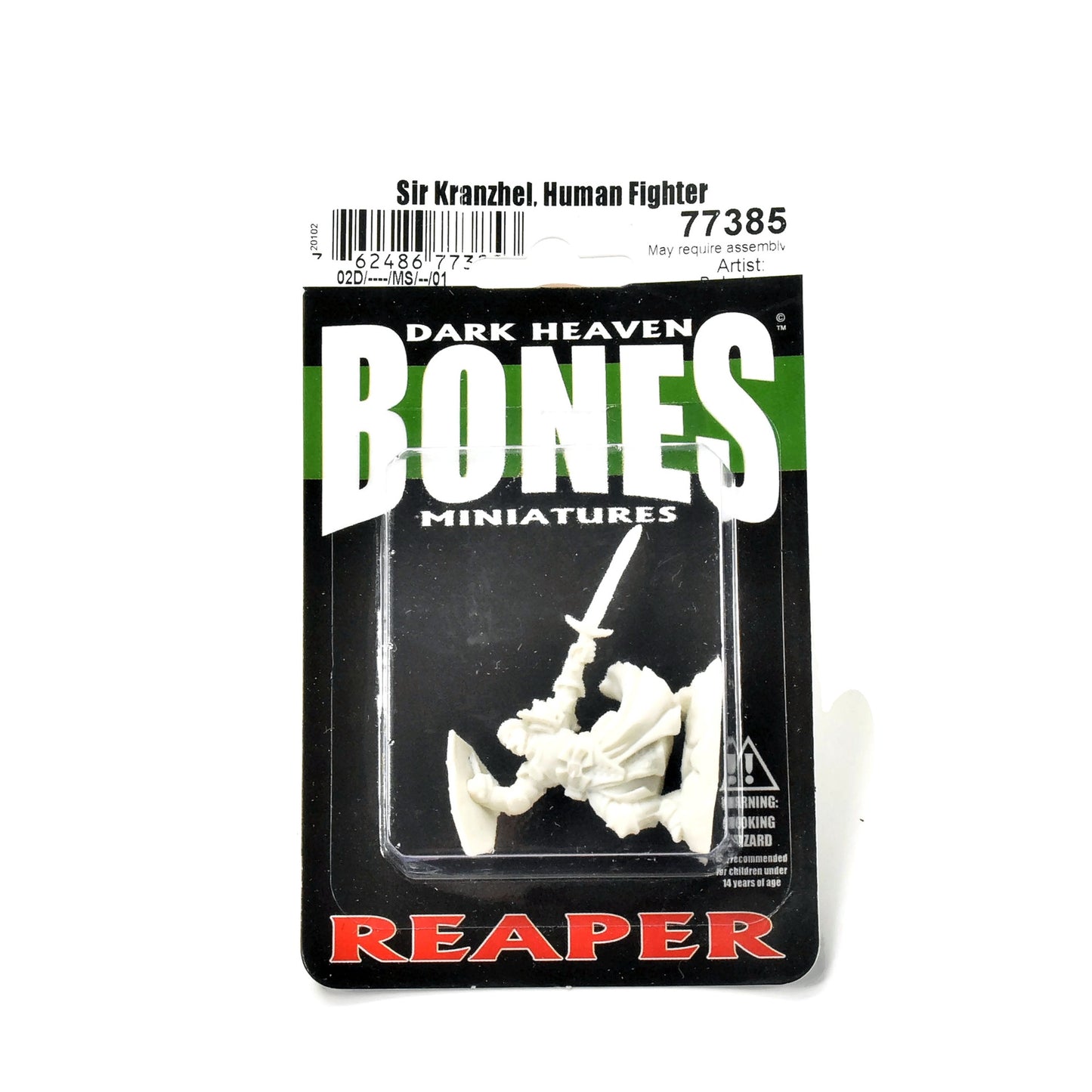 REAPER Miniatures Sir Kranzhel, Human fighter