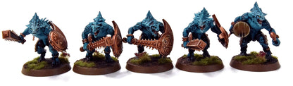 SERAPHON 10 Saurus Warriors #1 PRO PAINTED Sigmar