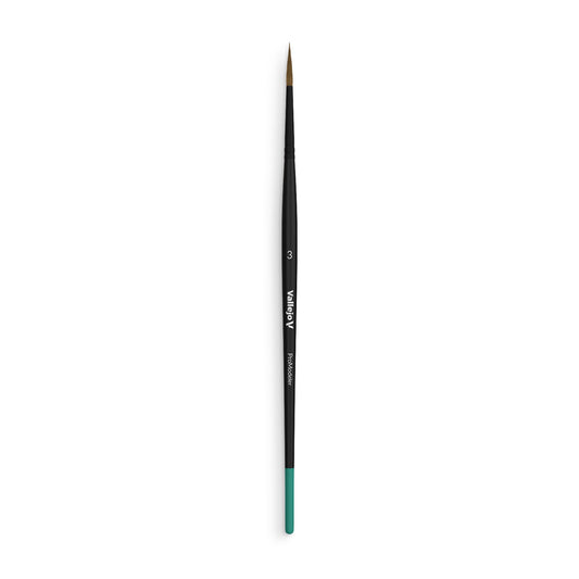 Vallejo - Natural Hair Round Brush No. 3 (VAL-B01003)
