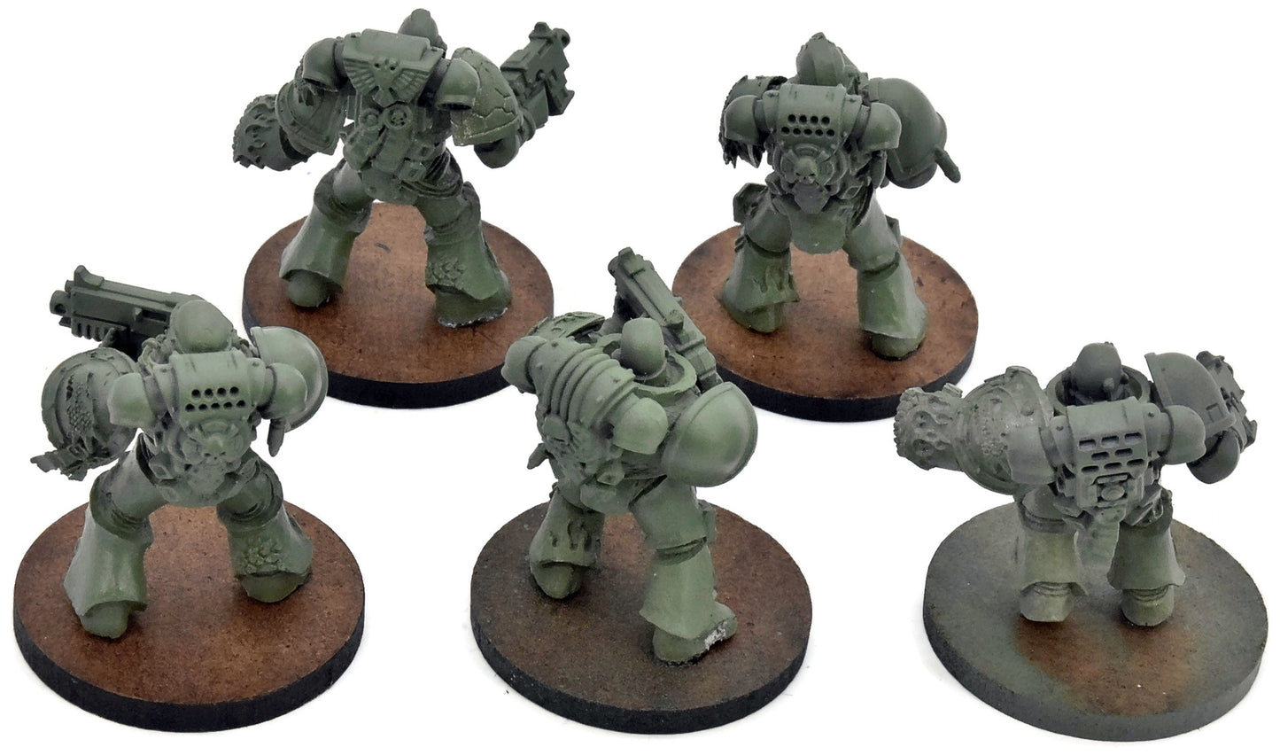 SPACE MARINES 5 Tactical Squads #4 Warhammer 40K Salamanders