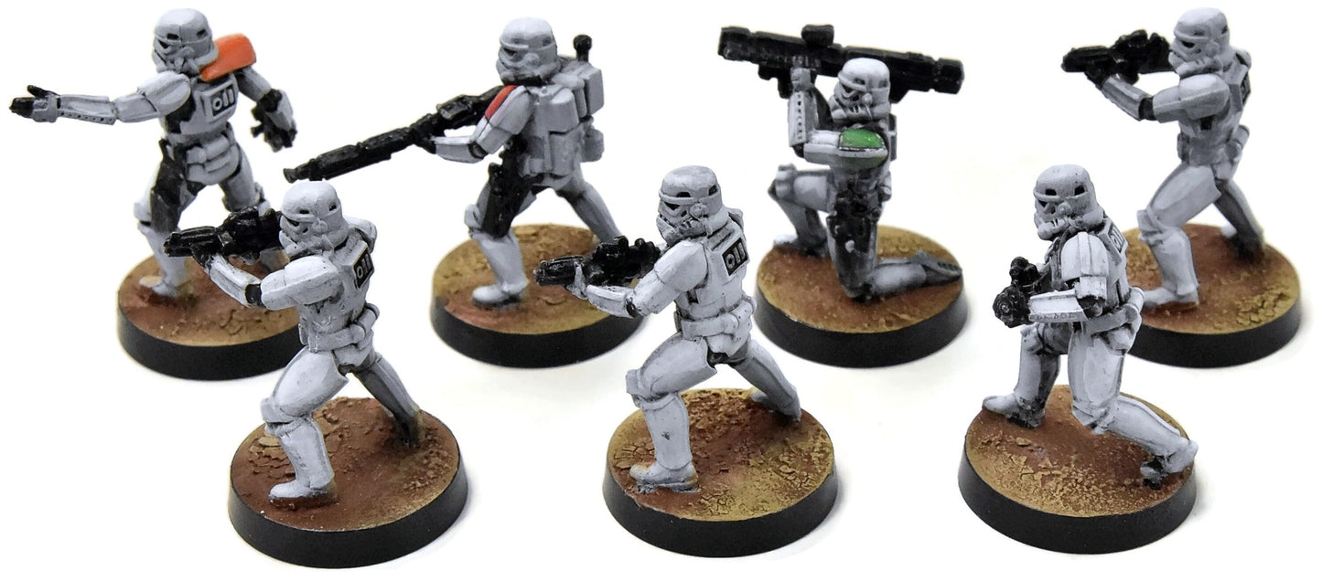 STAR WARS LEGION 7 Stormtroopers #2 PRO PAINTED empire