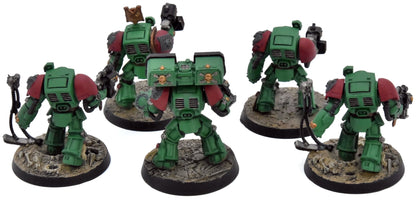 SPACE MARINES 5 Terminators #5 Warhammer 40K WELL PAINTED Salamanders