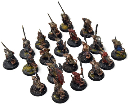 SKAVEN 20 Clanrats #2 WELL PAINTED Warhammer Sigmar
