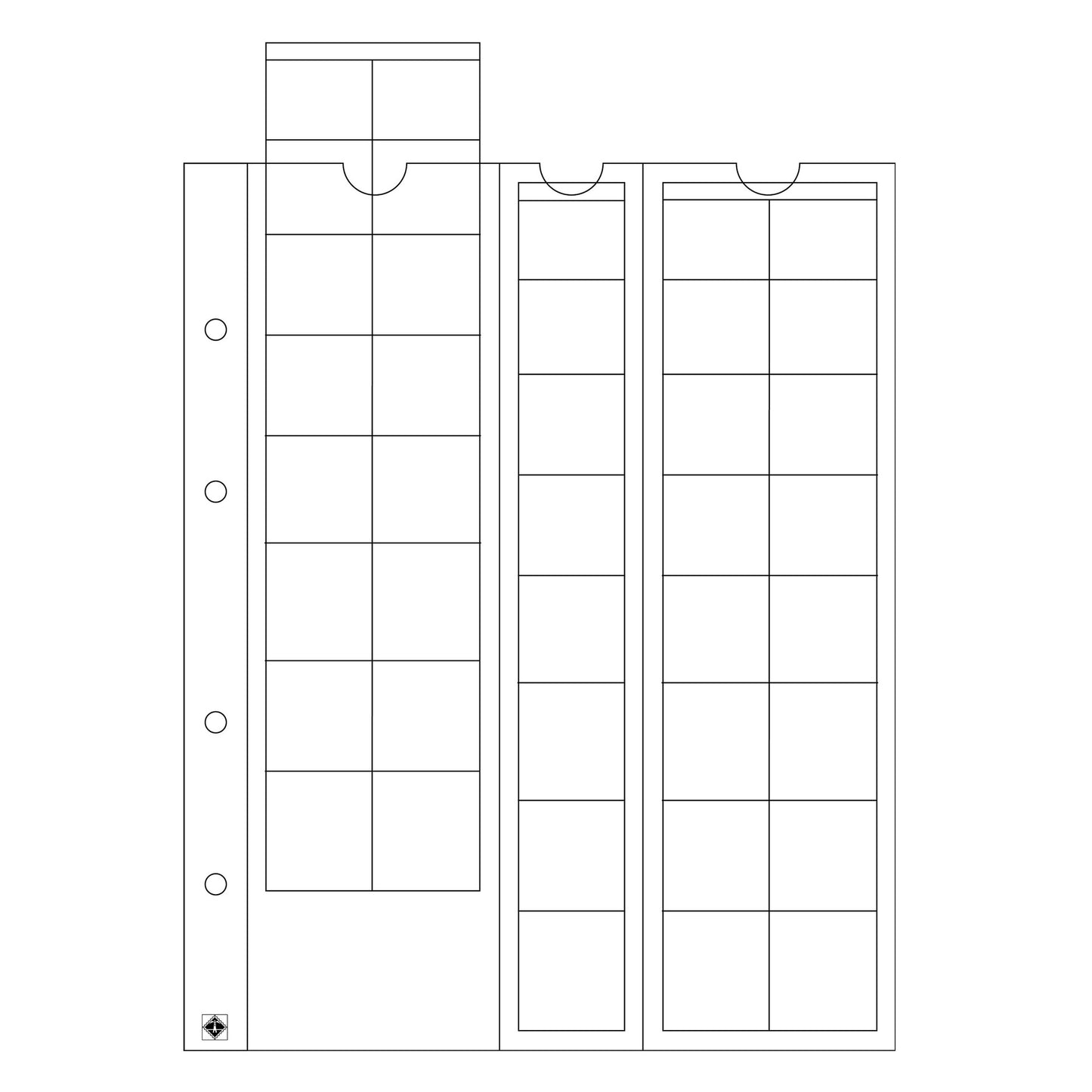 Optima Coin Sheets Euro-Set (M40)