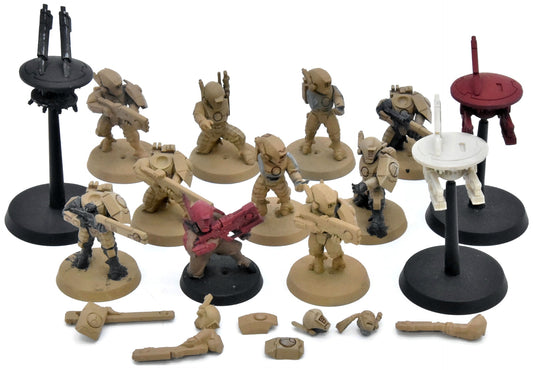 TAU EMPIRE 10 Fire Warrior Strike Team #3 Warhammer 40K