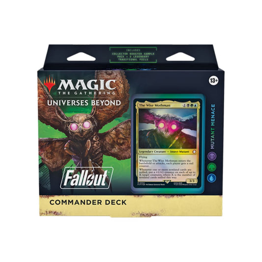 MTG Fallout The Wise Mothman Commander Deck Mutant Menace