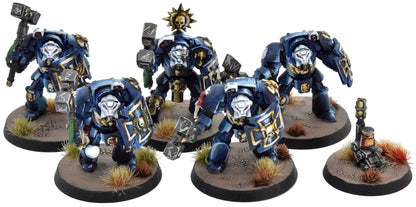 SPACE MARINES 5 Terminators #1 WELL PAINTED Warhammer 40K