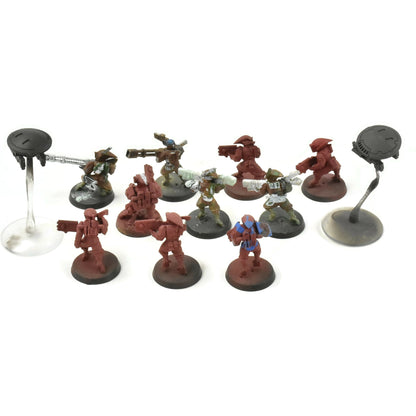 TAU EMPIRE 10 Fire Warriors With Drones #2 Warhammer 40K