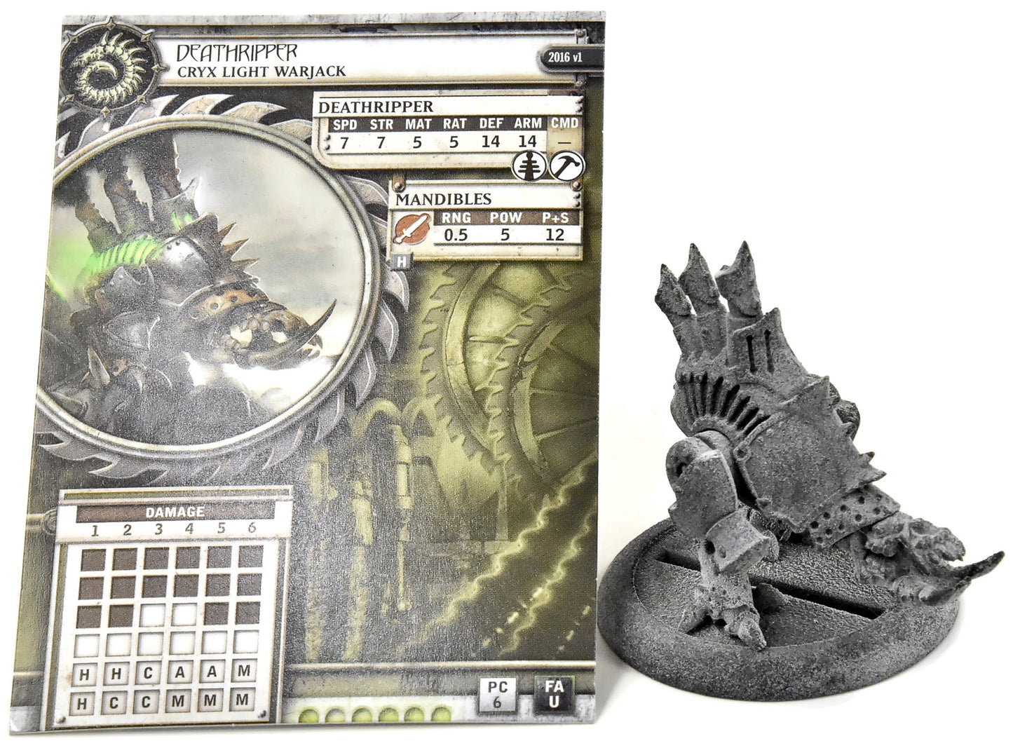 WARMACHINE Deathripper #1 METAL cryx