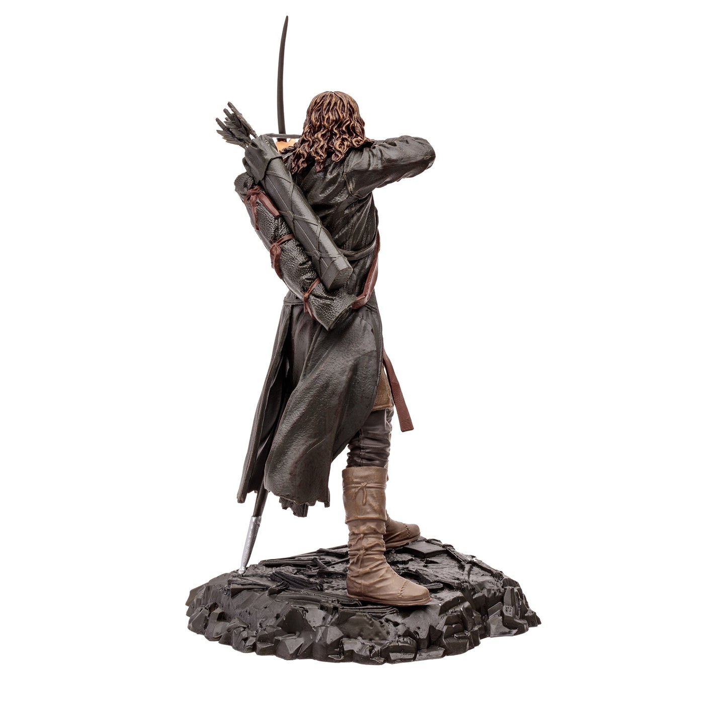 Figurine Aragorn de 15 cm (6 pouces) de Mcfarlane Movie Maniacs, tirée du Seigneur des Anneaux.