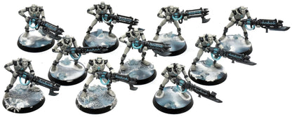 NECRONS 10 Necron Warriors #2 Warhammer 40K WELL PAINTED