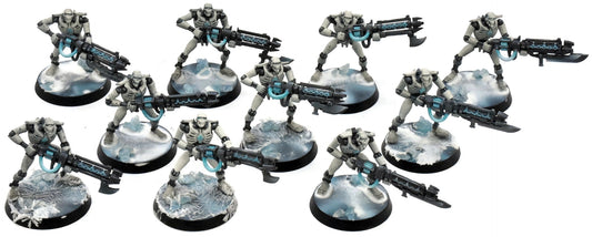 NECRONS 10 Necron Warriors #2 Warhammer 40K WELL PAINTED