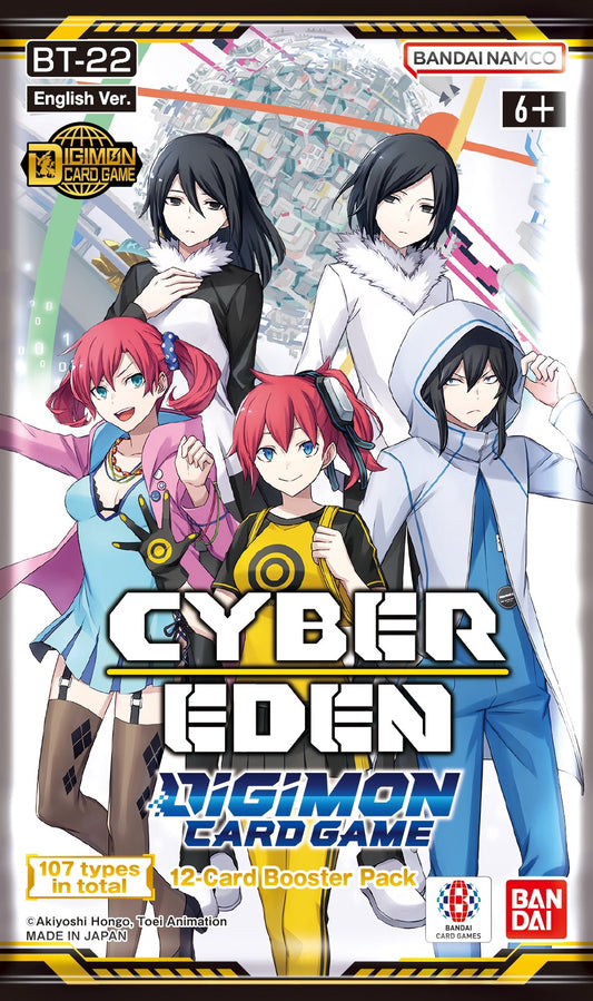 Digimon CG Bt22 Cyber Eden Booster Box