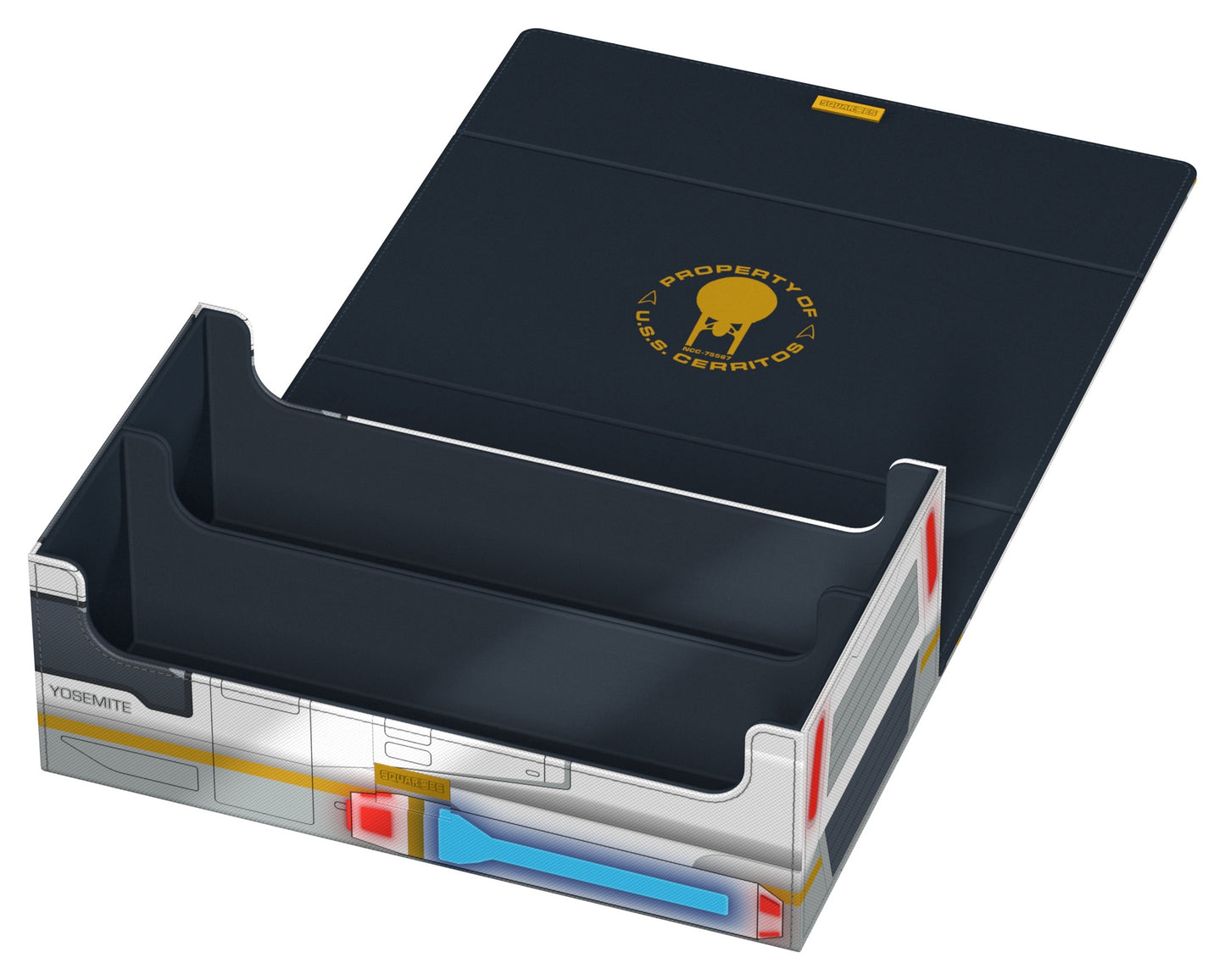 Squaroes Paramount Star Trek Lower Decks Wv1 Collector's Case Shuttlecraft Yosemite