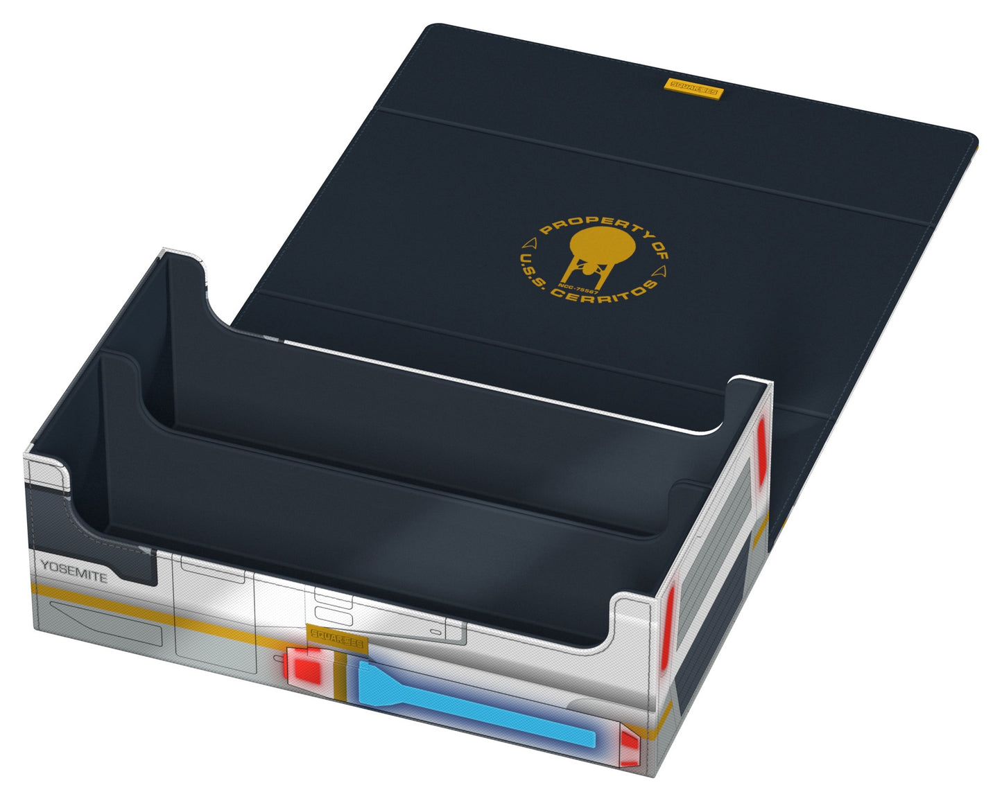 Squaroes Paramount Star Trek Lower Decks Wv1 Collector's Case Shuttlecraft Yosemite