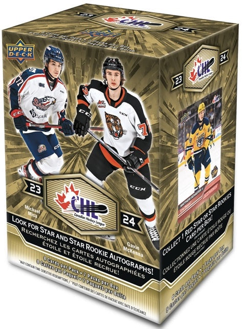 Upper Deck 2023-24 Hockey CHL Blaster Box