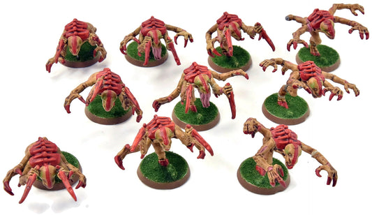TYRANIDS 10 Genestealer #2 Warhammer 40K WELL PAINTED