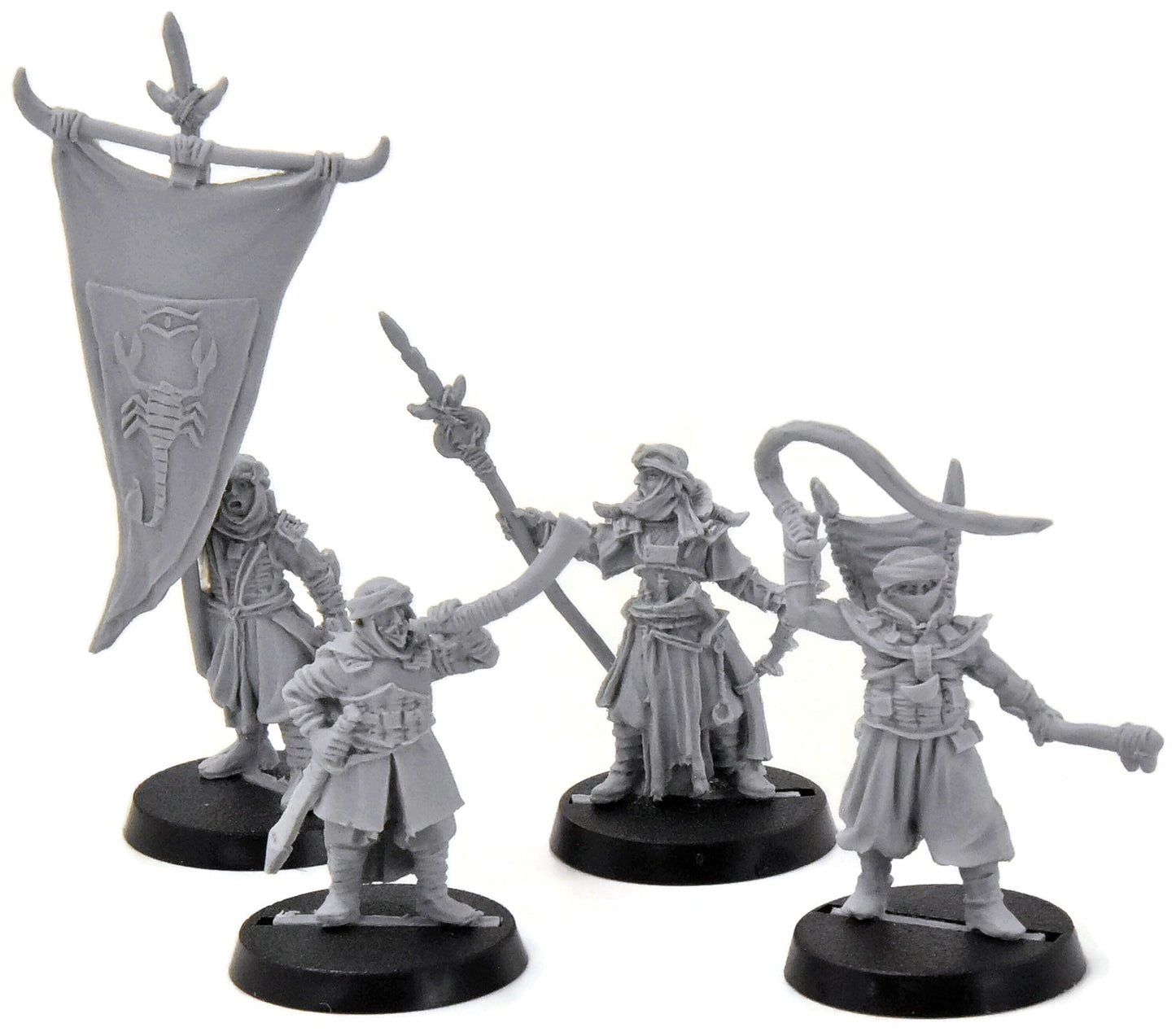 MIDDLE-EARTH Haradrim Commanders #1 Finecast LOTR