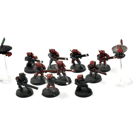 TAU EMPIRE 10 Pathfinders w/ Drones #1 Warhammer 40K