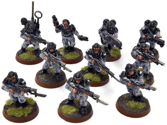 ASTRA MILITARIUM 10 Cadian Shock Troop #16 WELL-PAINTED Warhammer 40K