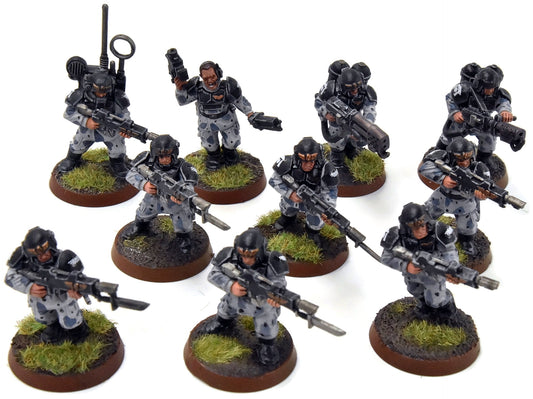 ASTRA MILITARIUM 10 Cadian Shock Troop #16 WELL-PAINTED Warhammer 40K