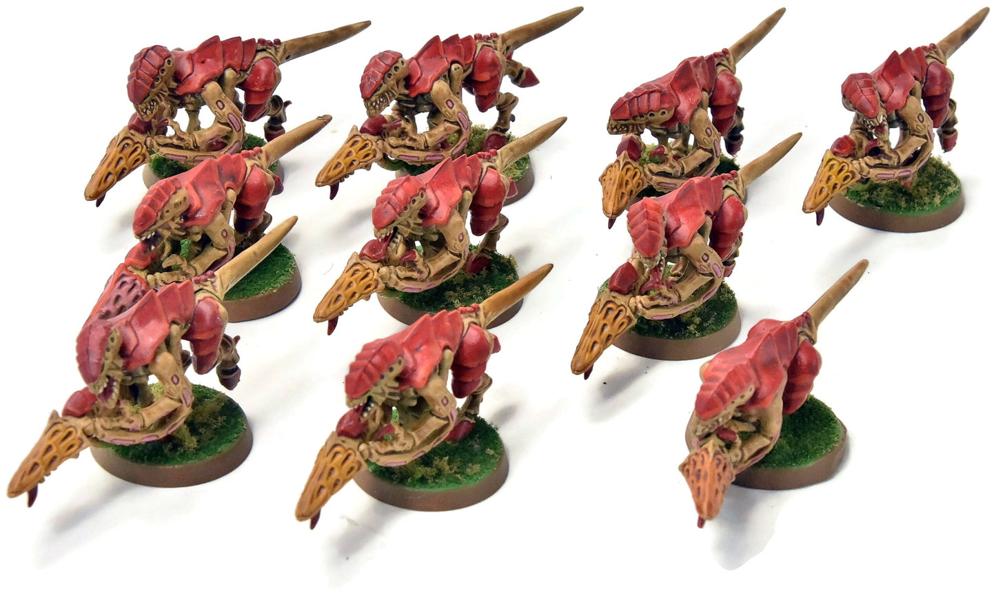 TYRANIDS 10 Termagants #8 Warhammer 40K WELL PAINTED 1382