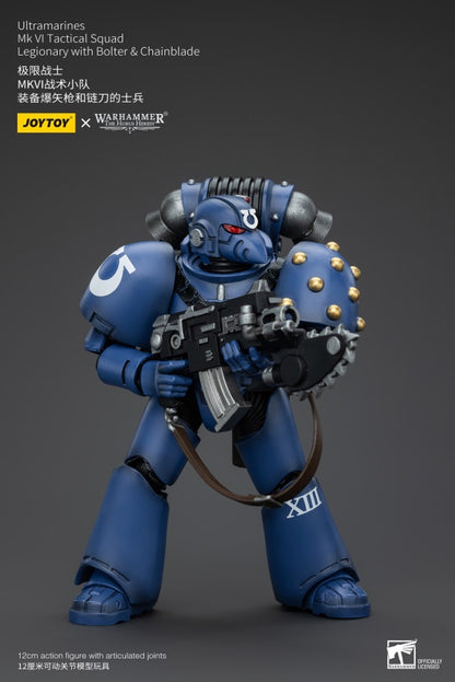 MK VI Tactical Squad Legionary with Bolter& Chainblade Ultramarines Joy Toy