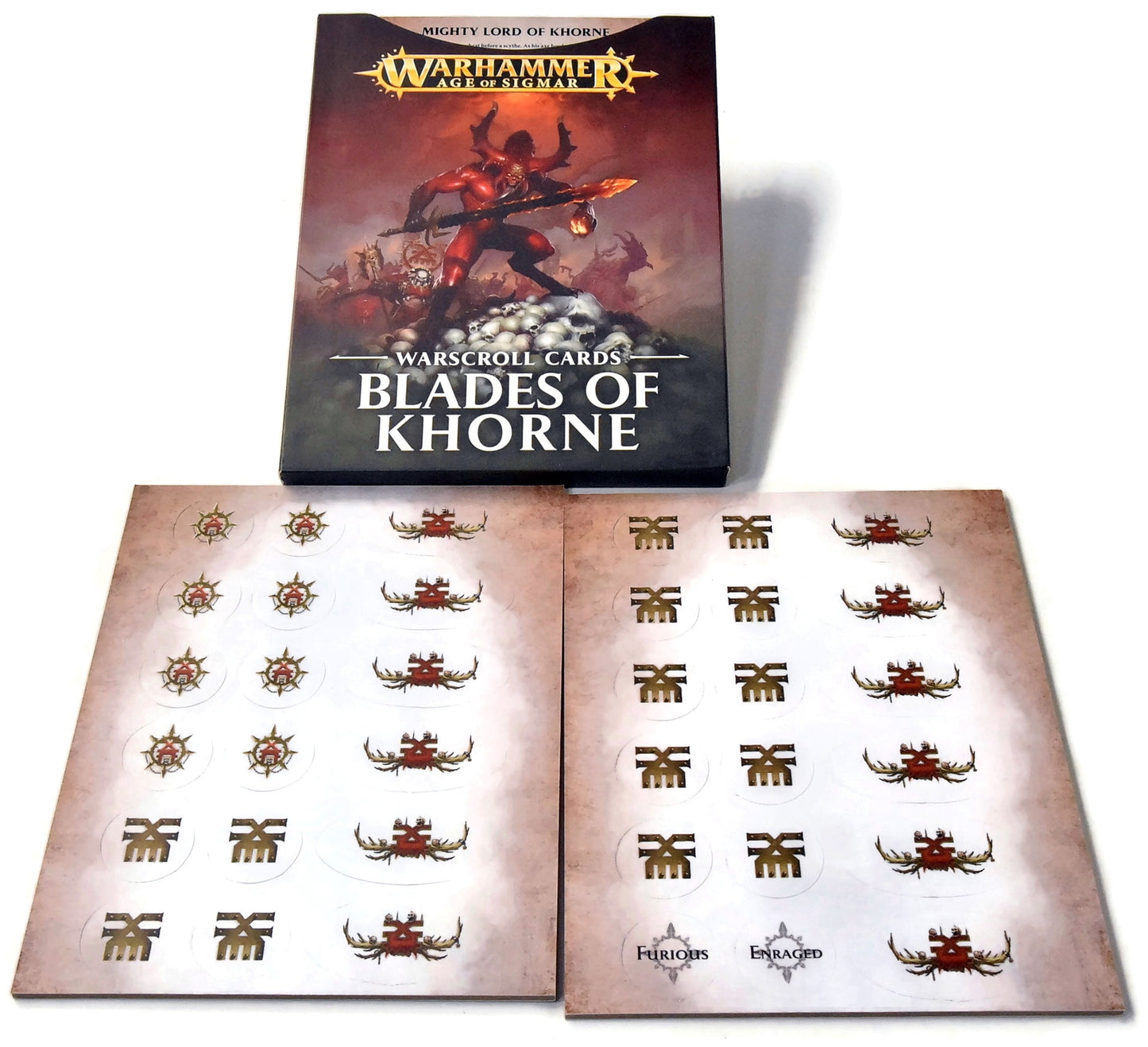 BLADES OF KHORNE Warscroll Cards #1