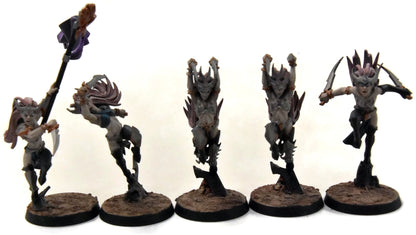 DAUGHTERS OF KHAINE 10 Witch Elves #1 WELL PAINTED Sigmar