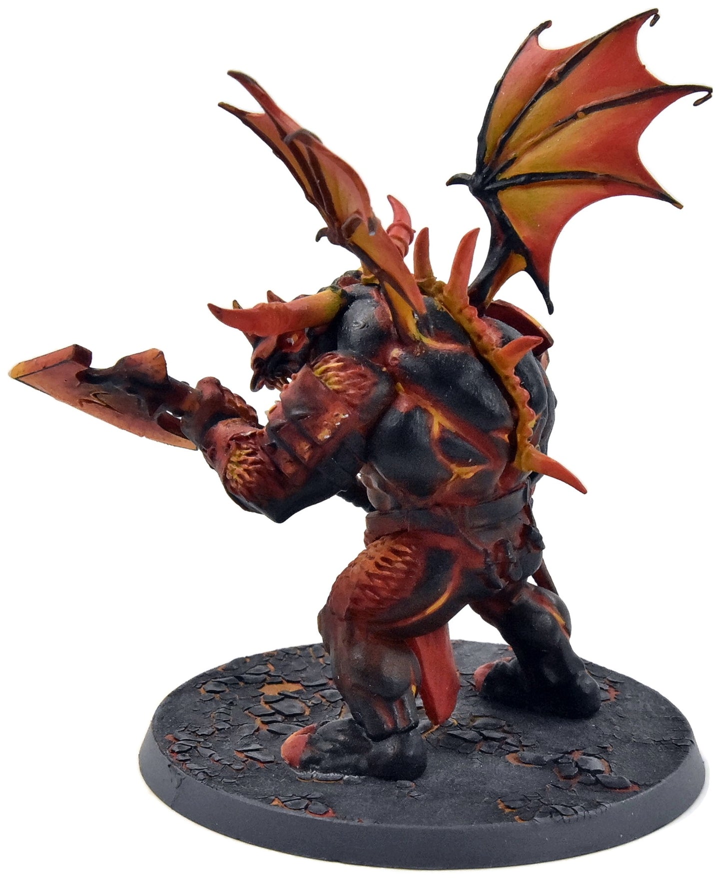 SLAVES TO DARKNESS Daemon Prince #2 Converted WELL PAINTED Sigmar