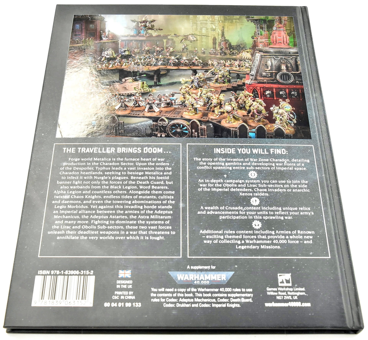 WARHAMMER Warhammer 40K War Zone Charadon Act 1 The Book Of Rust