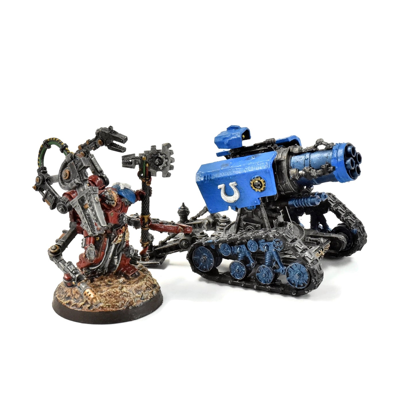 SPACE MARINES Thunderfire Cannon #1 METAL WELL PAINTED Warhammer 40K