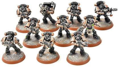 SPACE MARINES 10 Tactical Squad #2 PRO PAINTED Warhammer 40K