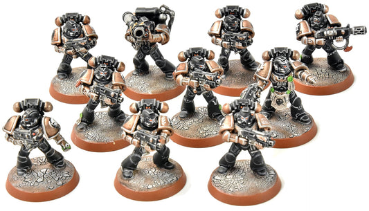 SPACE MARINES 10 Tactical Squad #2 PRO PAINTED Warhammer 40K