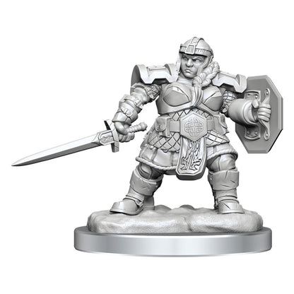 D&D Unpainted Minis Wv16 Dwarf Fighter Female