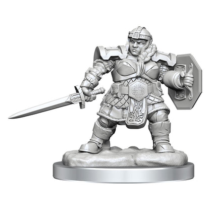 D&D Unpainted Minis Wv16 Dwarf Fighter Female