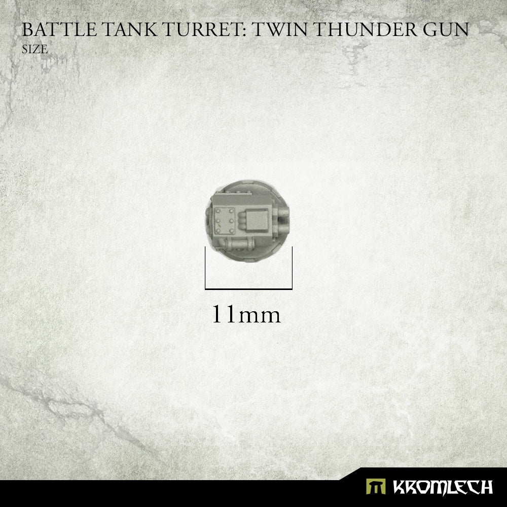 Battle Tank Turret - Twin Thunder Gun