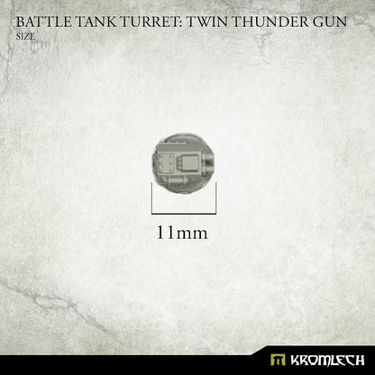 Battle Tank Turret - Twin Thunder Gun