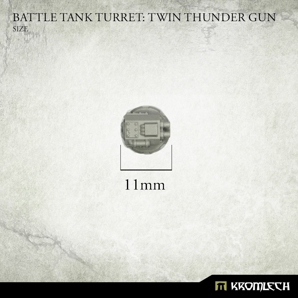 Battle Tank Turret - Twin Thunder Gun