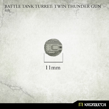 Battle Tank Turret - Twin Thunder Gun