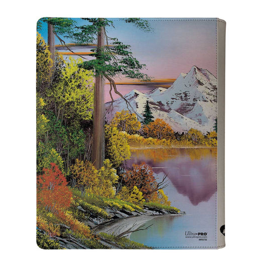 Ultra Pro Zip Binder Pro 9pkt Bob Ross Mighty Mountain Lake