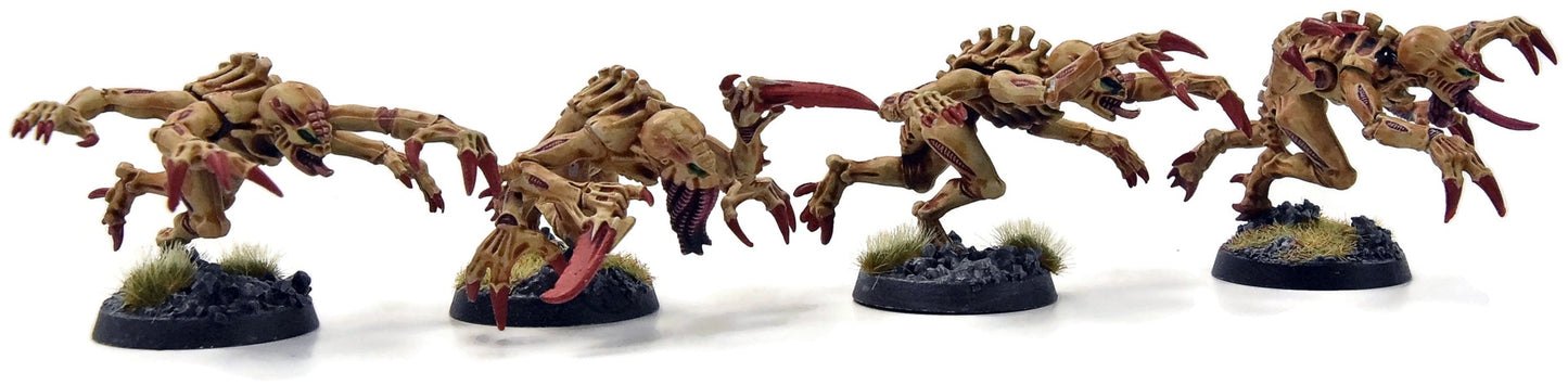 TYRANIDS 8 Genestealers #1 WELL PAINTED Warhammer 40K