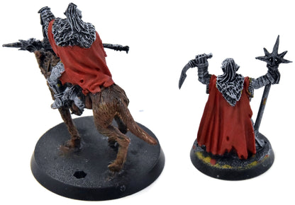 MIDDLE-EARTH Orc Shaman on Foot & Mounted METAL #1 LOTR