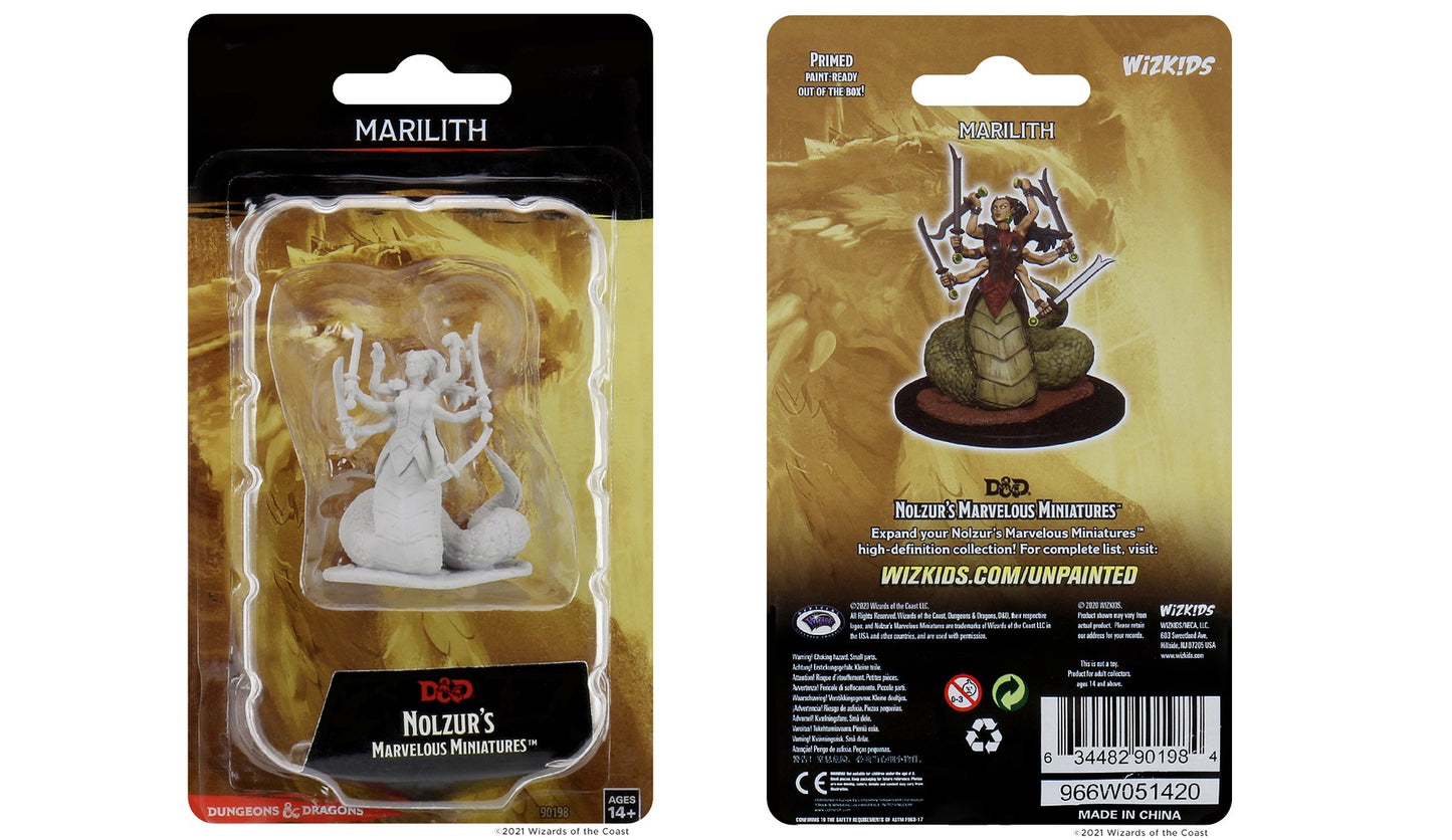 D&D Unpainted Minis Wv12.5 Marilith