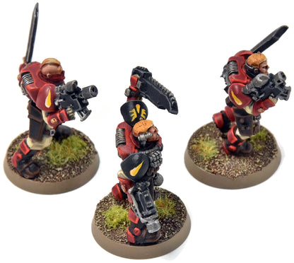 BLOOD ANGELS 3 Scouts #1 2 METAL / 1 PLASTIC PRO PAINTED Warhammer 40K