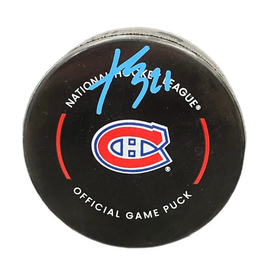 Kaiden Guhle Autographed Puck - Official