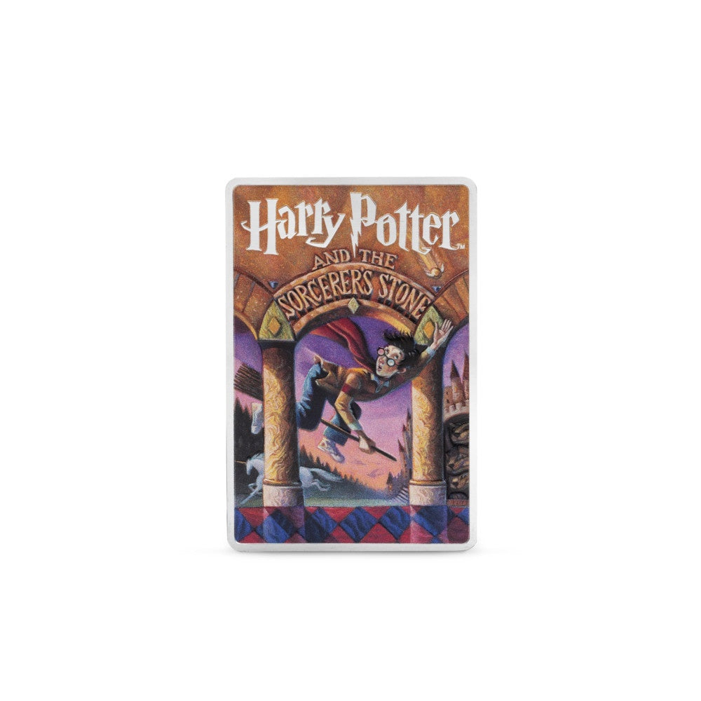 AGORO Harry Potter Book Covers Harry Potter and The Sorcerers Stone 2oz Silver