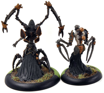 WARMACHINE Master Necrotech Mortenebra And Deryliss #1 METAL Cryx